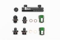 Radium Engineering Bosch Pumps 4 Port Manifold Reuses Check Valves - Universal - 20-0463