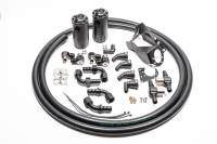 Radium Engineering Dual Catch Can Kit Nissan R32 Skyline GT-R Fluid Lock - 20-0590-FL
