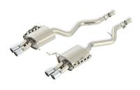 Borla 13-16 BMW 335i / 435i Atak Cat back SS 3.0in, 2.25in 3.5in Tip Single Rolled - 140580