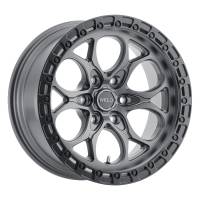Weld Off-Road W107 20X10 Ledge 6X135 ET-18 BS4.75 Satin Gun / Black Ring 87.1 - W10700089475