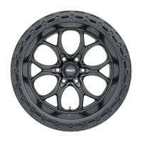 Weld Off-Road W108 20X12 Ledge 6X139.7 ET-44 BS4.75 Satin Black / Black Ring 106.1 - W10802084475