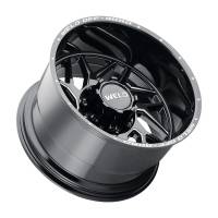Weld Off-Road W117 20X9 Fulcrum 8X165.1 ET00 BS5.00 Gloss Black MIL 125.1 - W11709082500