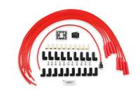 ACCEL Spark Plug Wire Set - 8mm - Universal - Red Wire with Red Straight Boots - 5040R