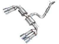 AWE 22-24 Audi 8Y S3 Touring Edition Exhaust - Chrome Silver Tips - 3015-42897