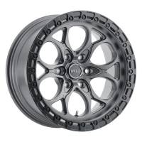 Weld Off-Road W107 Ledge 17x9 6x135 BP 0mm ET 5in BS 87.1mm Bore Satin Gun / Black Ring Wheel - W10779089500