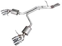 AWE Tuning 19-21 Porsche Macan 3.0T/2.9TT Touring Edition Catback Exhaust w/ Chrome Silver Tips - 3015-42951