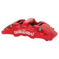 Wilwood Caliper-Aero6-R/H - Red 1.75/1.62/1.62in Pistons 1.25in Disc - 120-16823-RD