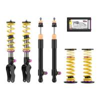 KW Coilover Kit V4 2021+ Porsche Taycan (Y1A) Sedan 2WD (Without Air Suspension) - 3A771095