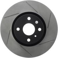 StopTech 16-18 Mazda Miata MX-5 Sport Slotted Front Left Rotor - 126.45090SL