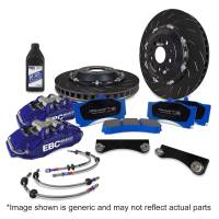 EBC Racing 2019+ BMW M235i (F44) Blue 6 Piston Apollo Calipers 355mm Rotors Front Big Brake Kit - BBK039BLU-1