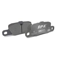 EBC Racing 12-15 Porsche 911 (991) Carrera S 3.8L (Cast Iron Rotor Only) RP-X Rear Brake Pads - DP81858RPX
