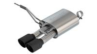 Borla 14-24 Mini Cooper S (F55) S-Type Axle-Back Exhaust System - Black Coated Tips - 11987CB