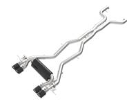 aFe 23-25 BMW M2 L6-3.0L (G87) MACH Force-Xp Cat-Back Exhaust w/ Carbon Fiber Tip - 49-36353-C
