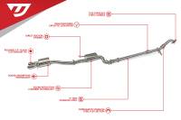 Unitronic MK5/6 Jetta/GLI (2.0 TSI) 3" Turbo-Back Exhaust System