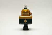 Fuelab 575 Carb Adjustable Mini FPR Blocking 4-12 PSI (1) -6AN In (2) -6AN Out - Gold - 57501-5