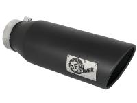 aFe MACH Force-Xp Universal Exhaust Tip 4 IN Inlet x 6 IN Outlet x 18 IN L - 49T40601-B18