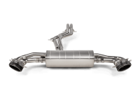Akrapovic 2020+ Audi RS Q8 (M4) Evolution Line Cat Back (Titanium) w/Carbon Fiber/Titanium Tips - S-AU/TI/20H