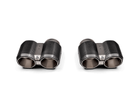 Akrapovic 2021+ BMW G87 M2, G80 M3 & G82 M4 Octagonal Carbon Design Tail Pipe Set - TP-CT/69