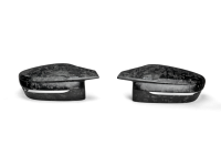 Akrapovic BMW M2 Coupe (G87) Chopped Carbon Fiber Mirror Cap Set - Matte - WM-BM/CA/5/CF