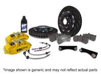 EBC Racing 07-13 BMW M3 (E90/E92/E82) Yellow Apollo-6 Calipers 380mm Rotors Front Big Brake Kit - BBK050YEL-1