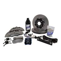 EBC Racing 01-09 Porsche 911 (996/997) Apollo-6 Calipers RP-X Pads 355mm Rotors Front Big Brake Kit - BBK061R-1F