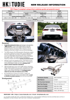 HKSTUDIE EXHAUST for BMW G80/G82 Comp - HKSTUDIE-EX001