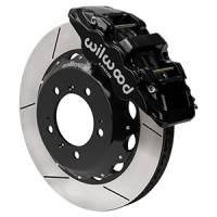Wilwood 99-12 Porsche 911(996/997) Aero6 Front Brake Kit Slotted 14.00in Rotor W/Lines - Black - 140-17100
