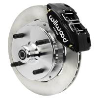 Wilwood 73-76 Porsche 914 Front Powerlite Brake Kit Plain Face - Black - 140-17474