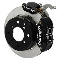 Wilwood 70-76 Porsche 914 Rear Powerlite Brake Kit Plain Face - Black - 140-17475