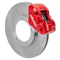 Wilwood 69-74 Porsche 911 D31 11.10in. Front Brake Kit w/ Flex Lines - Red - 140-17652-R