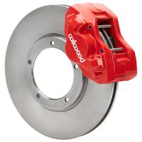 Wilwood 84-89 Porsche 911 D45 11.10in. Front Brake Kit w/ Flex Lines - Red - 140-17654-R
