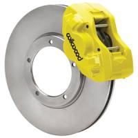 Wilwood 84-89 Porsche 911 D45 11.10in. Front Brake Kit w/ Flex Lines - Yellow - 140-17654-Y