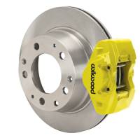 Wilwood 69-83 Porsche 911 D31 11.42in. Rear Brake Kit w/ Flex Lines - Yellow - 140-17655-Y