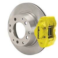 Wilwood 84-89 Porsche 911 D31 11.42in. Rear Brake Kit w/ Flex Lines - Yellow - 140-17656-Y