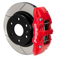 Wilwood 22-23 Mercedes-Benz Sprinter AWD 2500 Rear Aero4-DM 13.25in Kit w/ Lines - Red - 140-17956-R