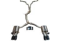 Valvetronic Designs Audi B9 S4,S5 3.0L Catback T304 Stainless Steel Burnt 3.5" Outlet Tips AUD.B9.S4.VSES.BR.BRT