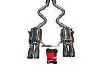 Valvetronic Designs BMW E90,E92 M3 4.0L Axleback T304 Stainless Steel Carbon Fiber 3.5" Outlet Tips BMW.E9X.M3.AXL.BR.RC
