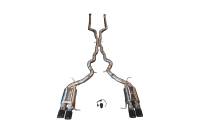 Valvetronic Designs BMW F10 M5 4.4L Catback T304 Stainless Steel Brushed 3.5" Outlet Tips BMW.F10.M5.VSES.BR.BRSH