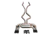 Valvetronic Designs BMW F85 X5M, F86 X6M 4.4L Catback T304 Stainless Steel, Black 3.5" Outlet Tips BMW.F85.X5M.VSES.BR.BLK