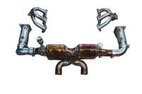 Valvetronic Designs Porsche 991.2 Carrera 3.0L, Full Exhaust System With Free Flow Headers, Grade 5 Titanium 4.0" Outlet Tips POR.991.2.CAR.VSES.FFH.TI