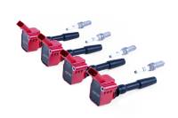 APR Ignition Coil & Spark Plug Kit (2.0T EA888.3, EA888.4 4-cylinder engines) - RED - KT100025