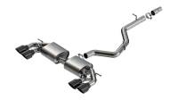 Borla 22-25 Volkswagen Golf R S-type Cat-Back Exhaust - Dual 4.5in Black Chrome Tips - 141029BC