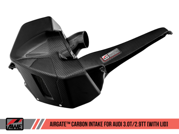 AWE Tuning - AWE Tuning Audi B9/B9.5 S4/S5/RS5 3.0T Carbon Fiber AirGate Intake w/ Lid