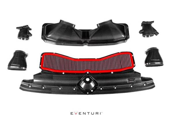 Eventuri - Eventuri Audi C8 RS6 / RS7 - Black Carbon Intake System - Gloss