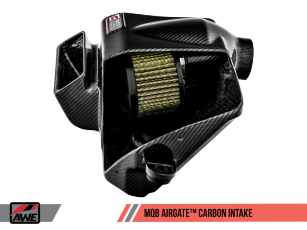 AWE Tuning - AWE Tuning VW GTI/Golf R MK7 1.8T/2.0T 8V (MQB) Carbon Fiber AirGate Intake w/o Lid