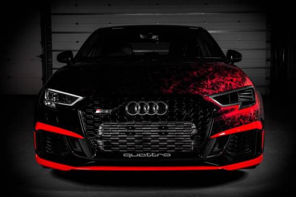 Eventuri - Eventuri Audi RS3 Carbon Headlamp Race Ducts for Stage 3 Intake