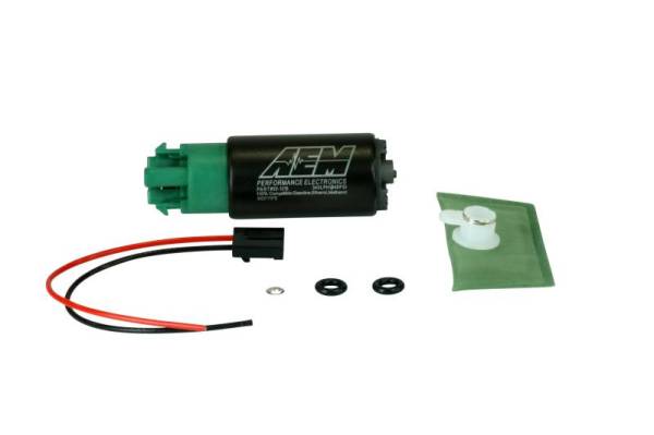 AEM - AEM 340LPH 65mm Fuel Pump Kit w/ Mounting Hooks - Ethanol Compatible