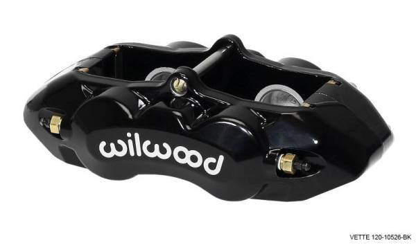 Wilwood - Wilwood Caliper-D8-4 Rear Black 1.38in Pistons 1.25in Disc