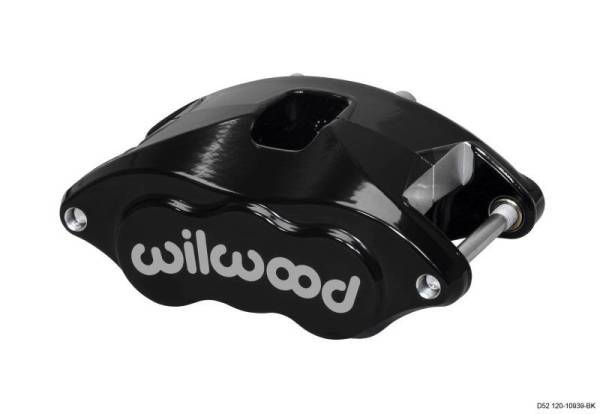 Wilwood - Wilwood Caliper-D52-Black Pwdr 1.25/1.25in Pistons 1.04in Disc