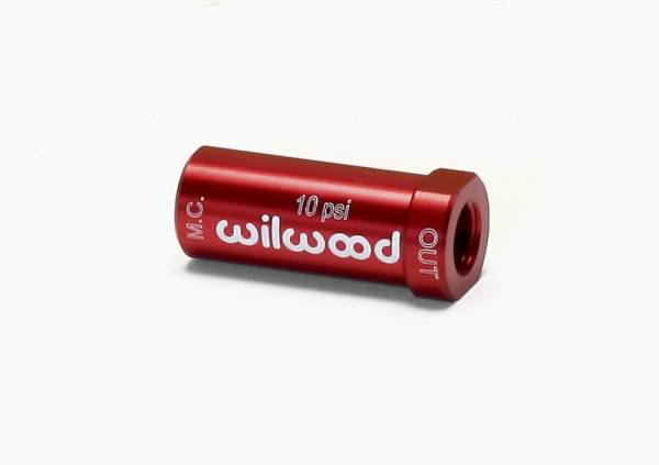 Wilwood - Wilwood Residual Pressure Valve - New Style 10# / Red